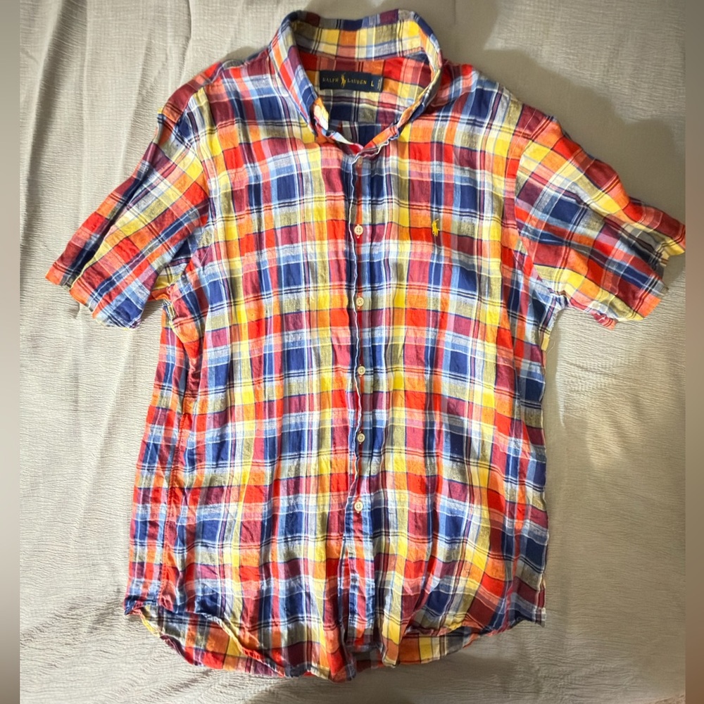 Ralph Lauren Multicolor Plaid Casual Shirt
